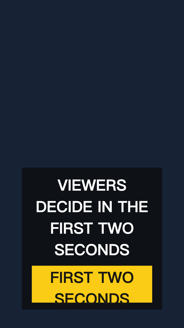 A vertical talking-head caption exported video frame